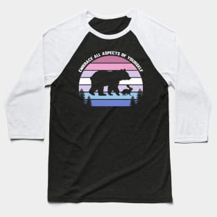 Bigender Pride Flag Lgbtq Month Subtle Lgbt Baseball T-Shirt